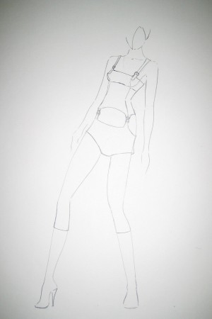 Pichi en dos piezas sujeto por hebillas